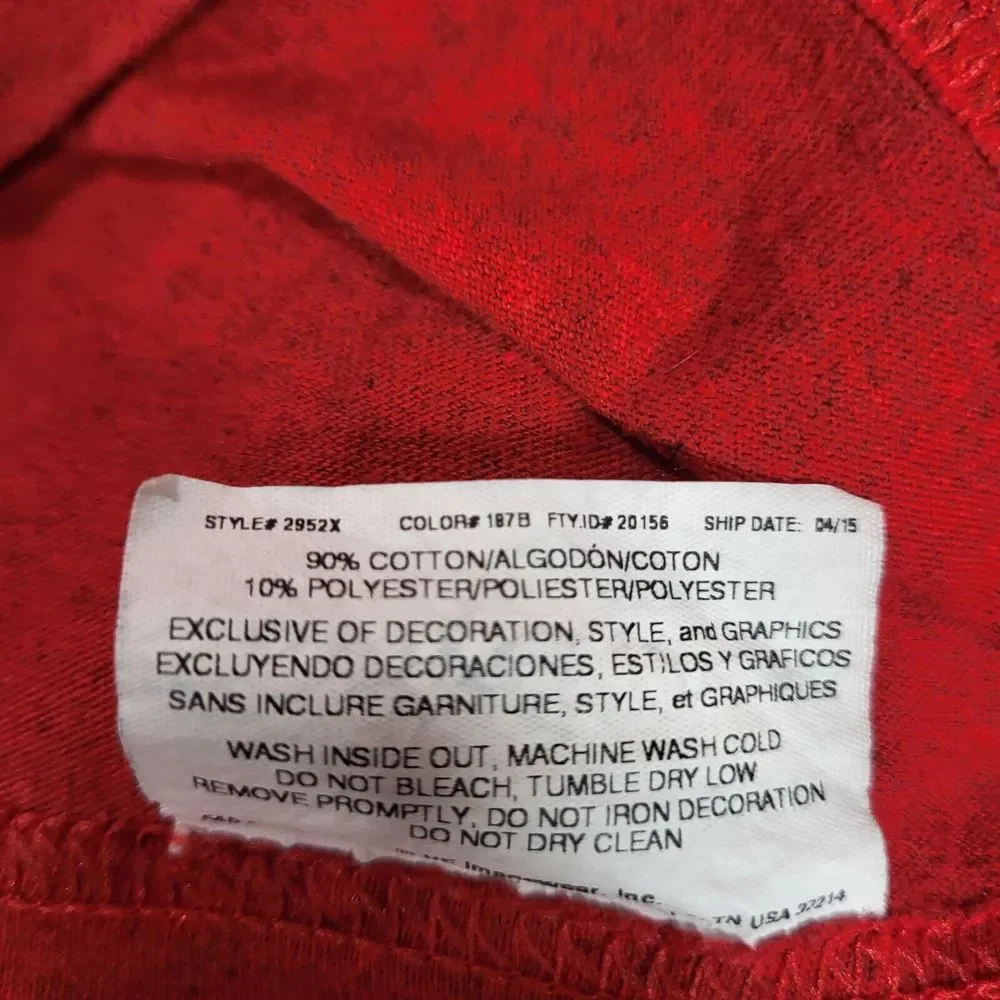 St.‎ Louis Cardinals Men's Medium Majestic Red Tshirt Birds on Bat STL - Picture 3 of 8